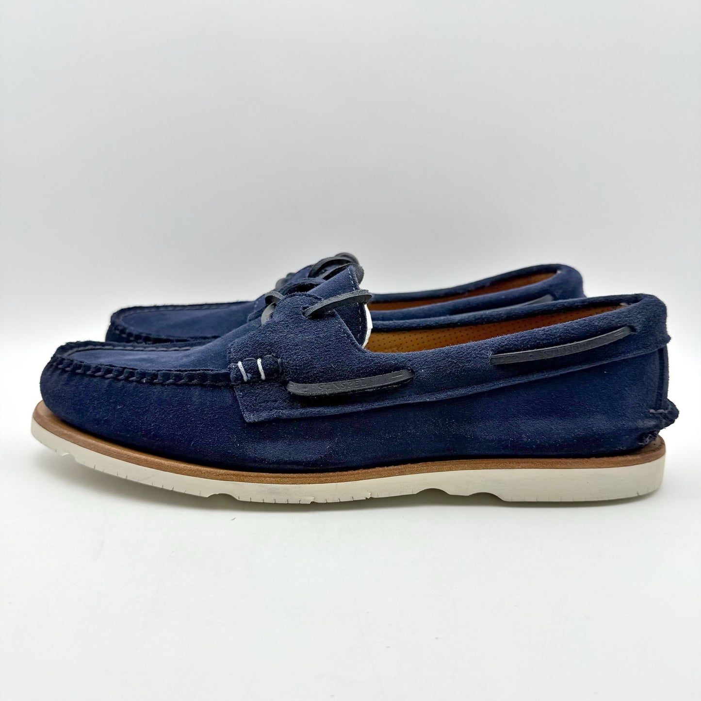Sperry Mens X Sunspel Authentic Original Boat Shoe US 10 EU 43 Navy Suede NWOB