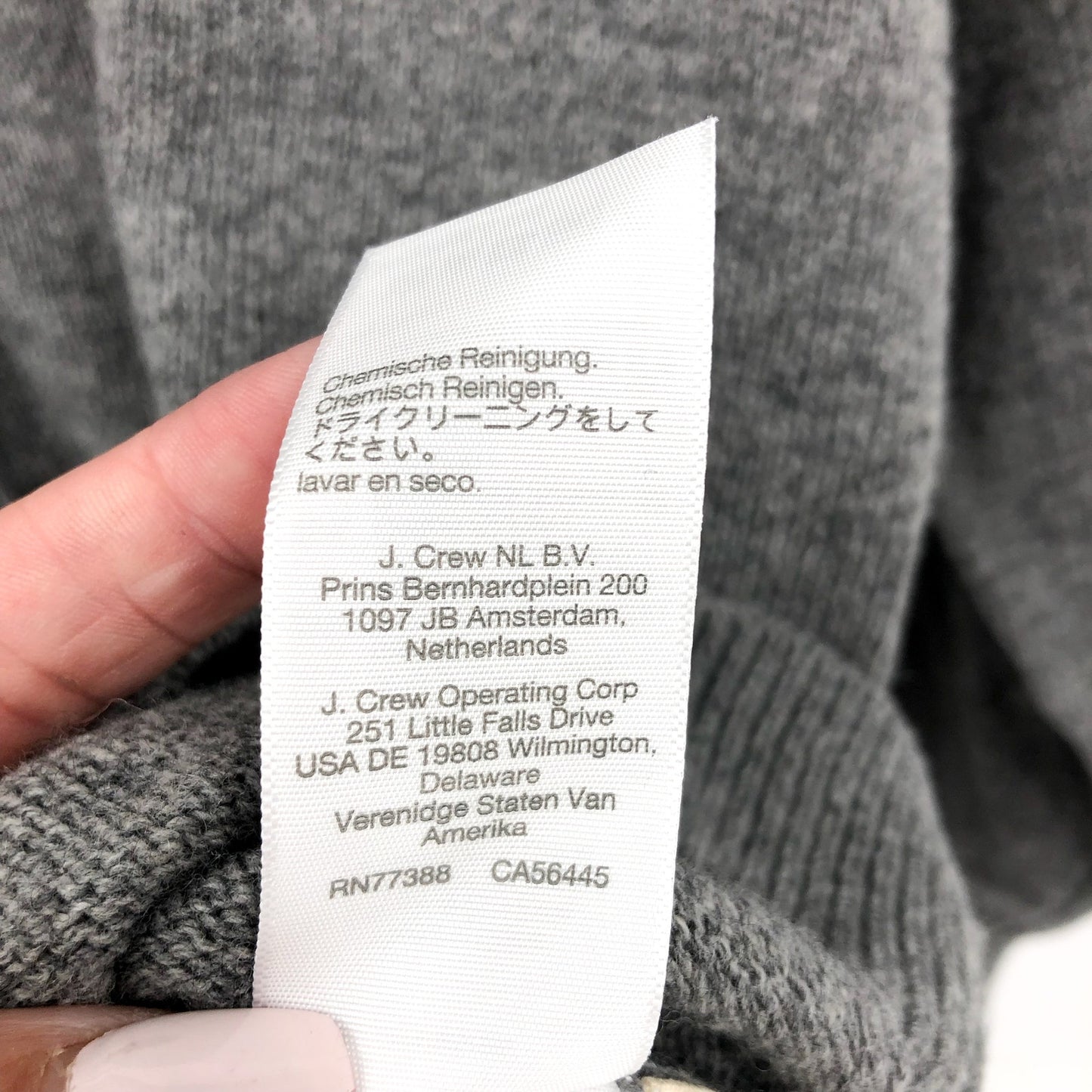 MADEWELL Women's V-Neck Relaxed Cardigan Medium Grey Merino Wool NM610 NWT