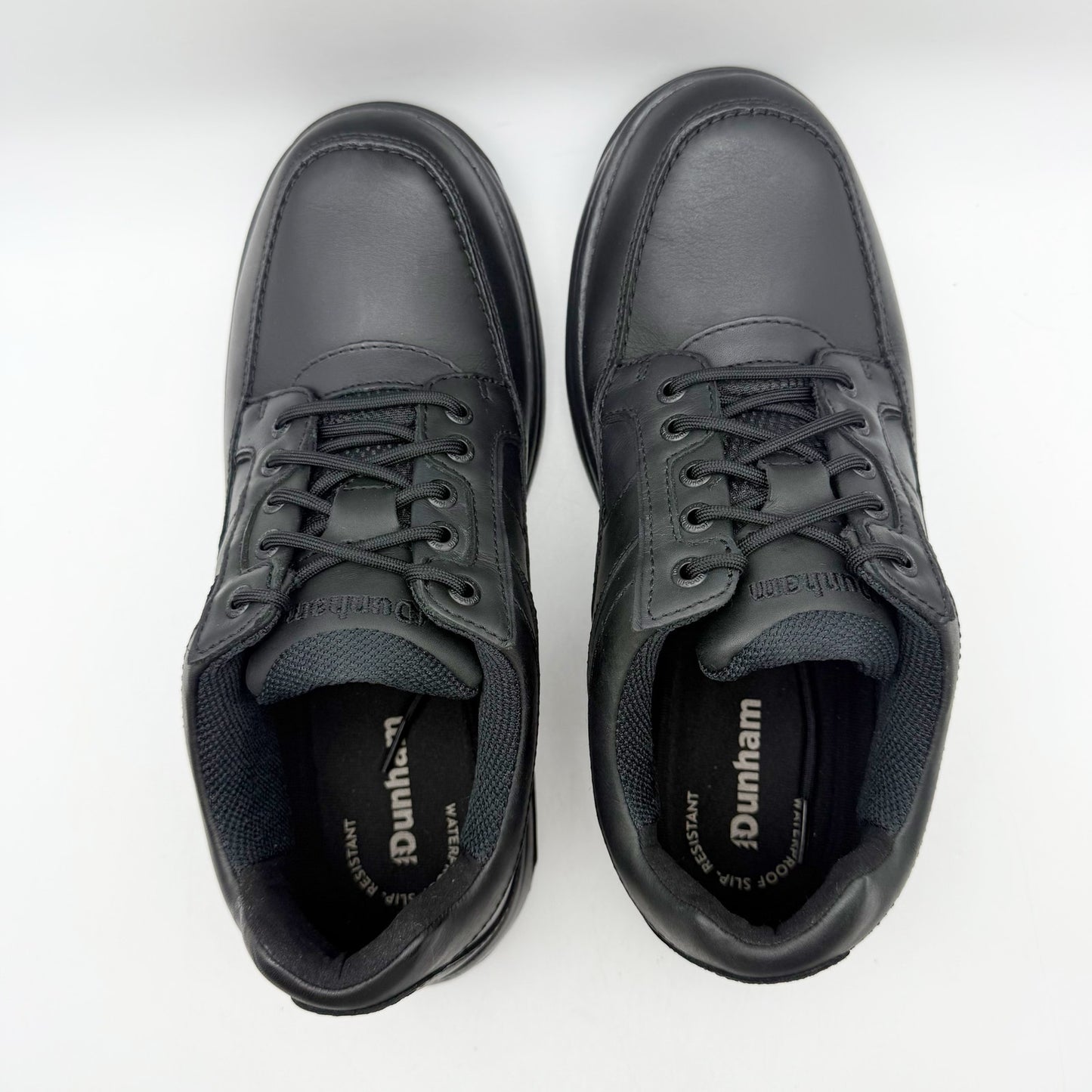 Dunham Mens Midland Oxford Sneaker US 10.5 XW Black Leather Waterproof NIB
