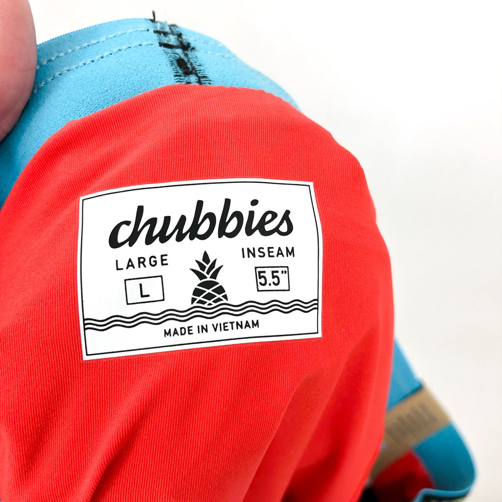 CHUBBIES Men's Solve Its Ultimate Training Shorts 2.0 Large Black Multi NWT