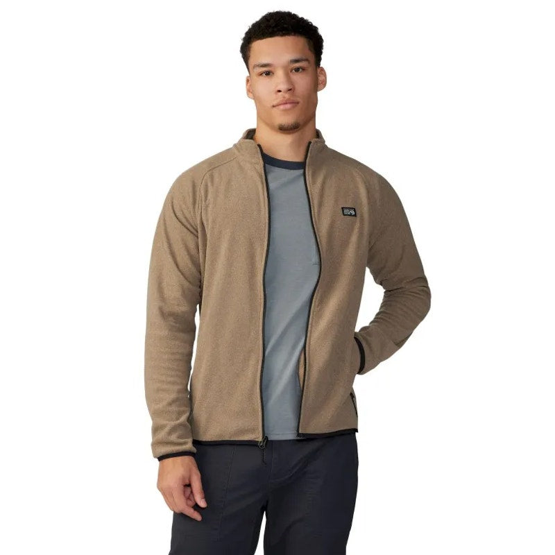 MOUNTAIN HARDWEAR Mens Microchill Full Zip Fleece Jacket XXL Tan NWOT