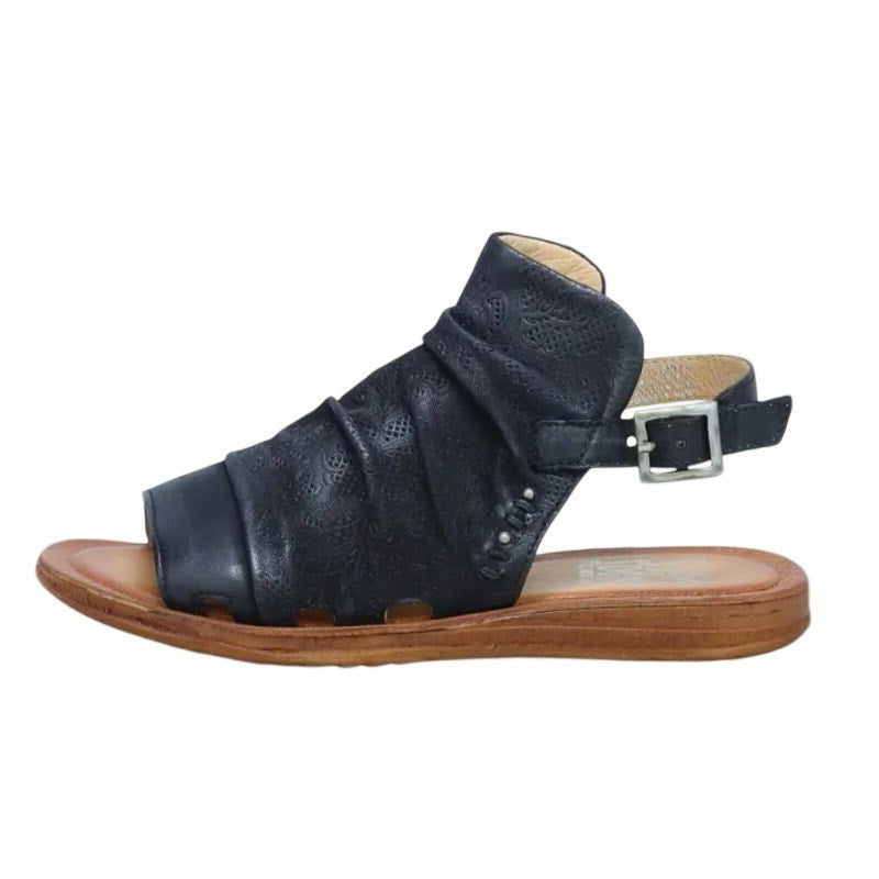 Miz Mooz Womens Fermie Sandals EU 39 US 8.5 Blue Leather NWOB