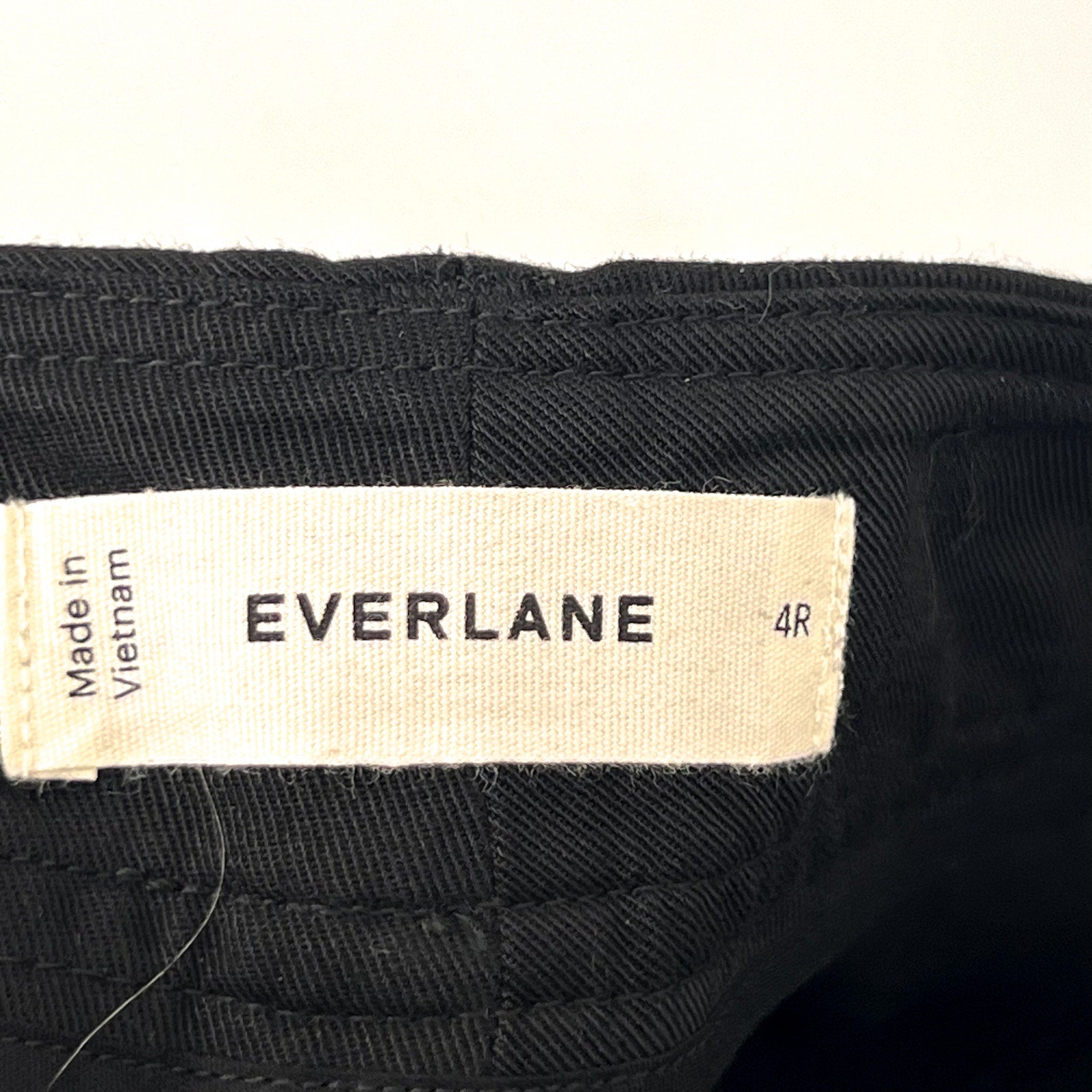 Everlane Womens The Way-High Drape Pants Size 4 Black 31" INSEAM Pleated NWT