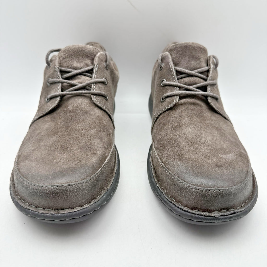 Born Mens Nigel 3-Eye Shoes US 8 M EU 41 Grey Distressed Leather NIB