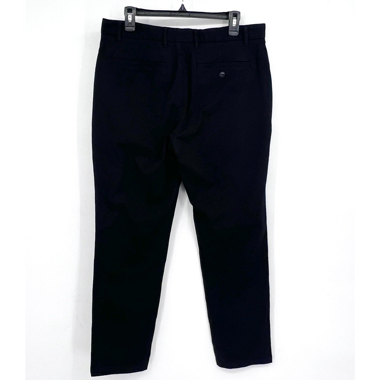 EVERLANE Men's Uniform Performance Chino Pants 32x32 Black Slim Fit NWT