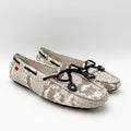 Marc Joseph NY Womens Cypress Hill Loafers Size 5.5 M Grey White Leather NWOB