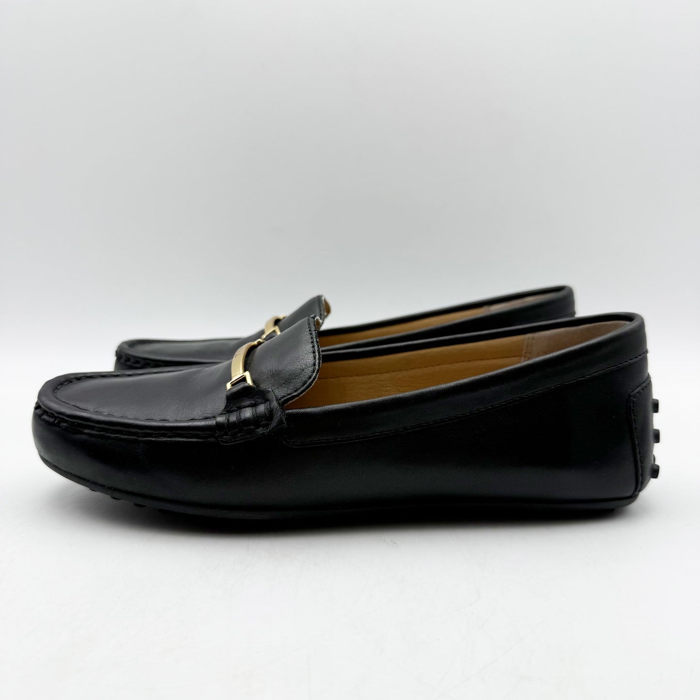 Lauren Ralph Lauren Womens Briony Driving Loafers US 5 Black Leather