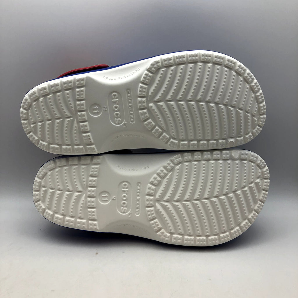 Crocs NBA Mens Philadelphia 76ers Classic Clog Size 11 Blue White NWT