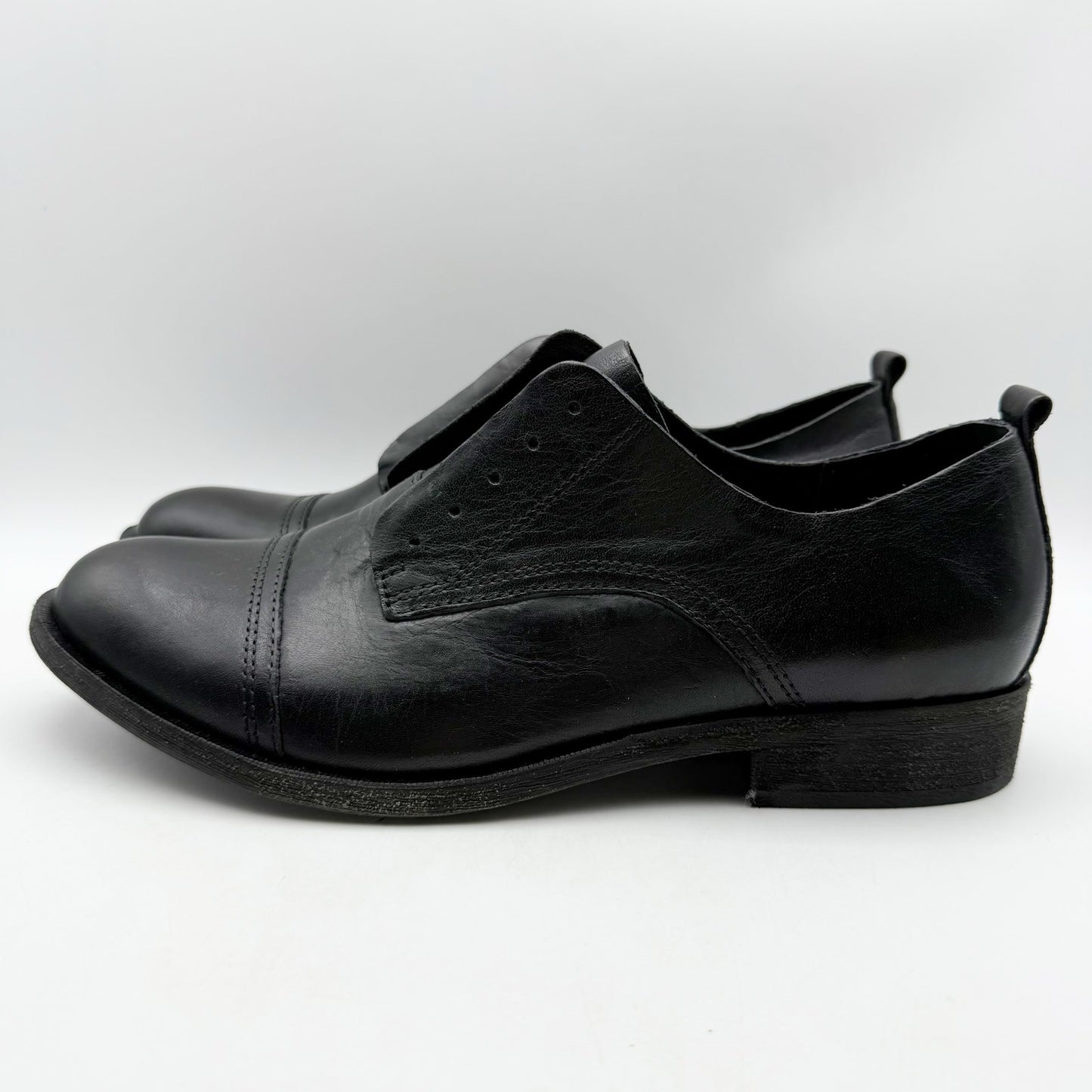 Kork-Ease Womens Rori Shoes US 9.5 M EU 40 Black Leather Slip On NIB