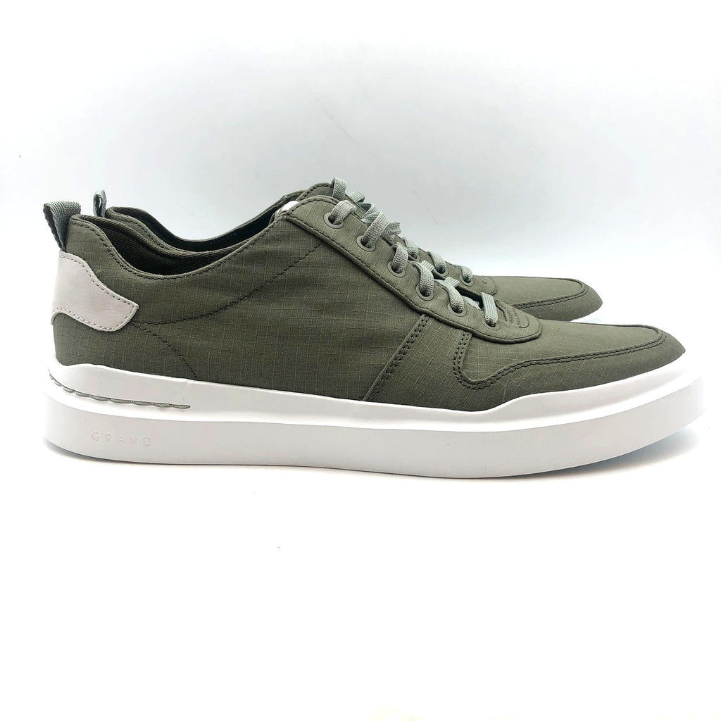 Cole Haan Mens GrandPro Rally Court Sneakers Size 11 M Green Olive Canvas NIB