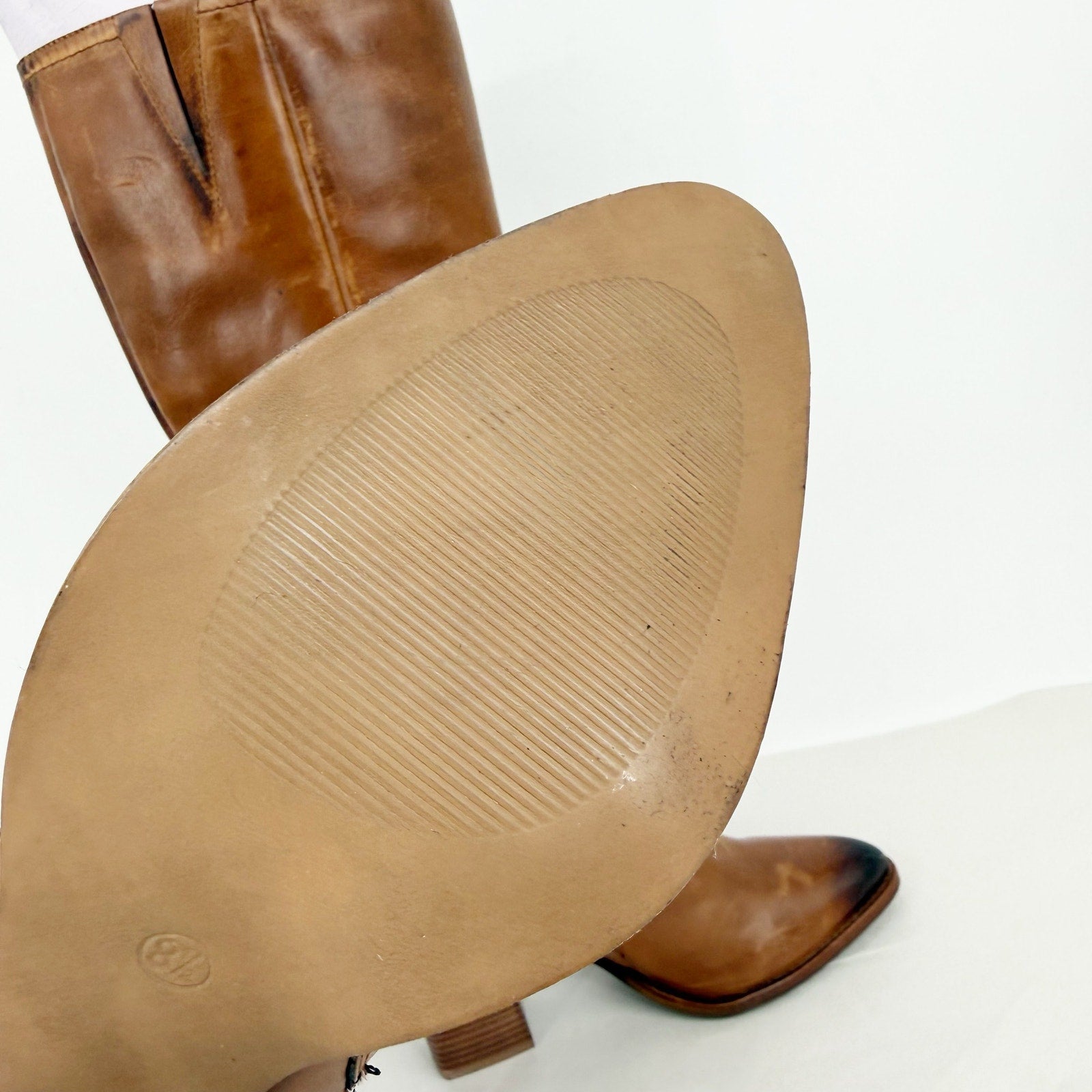Diba True Womens True Do Knee High Boots US 8.5 M Brown Leather EUC