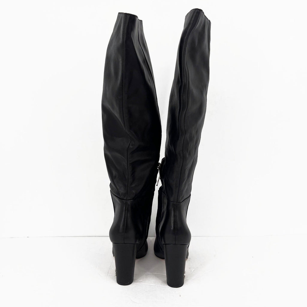 Sam Edelman Womens Raakel Knee High Boots Size 6 EU 36 Black Leather NWOB