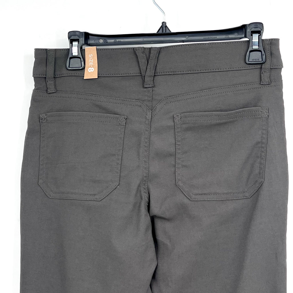 PRANA Women's Southport Skinny Stretch Pants Size 8 Gray Dark Iron Mid Rise NWOT