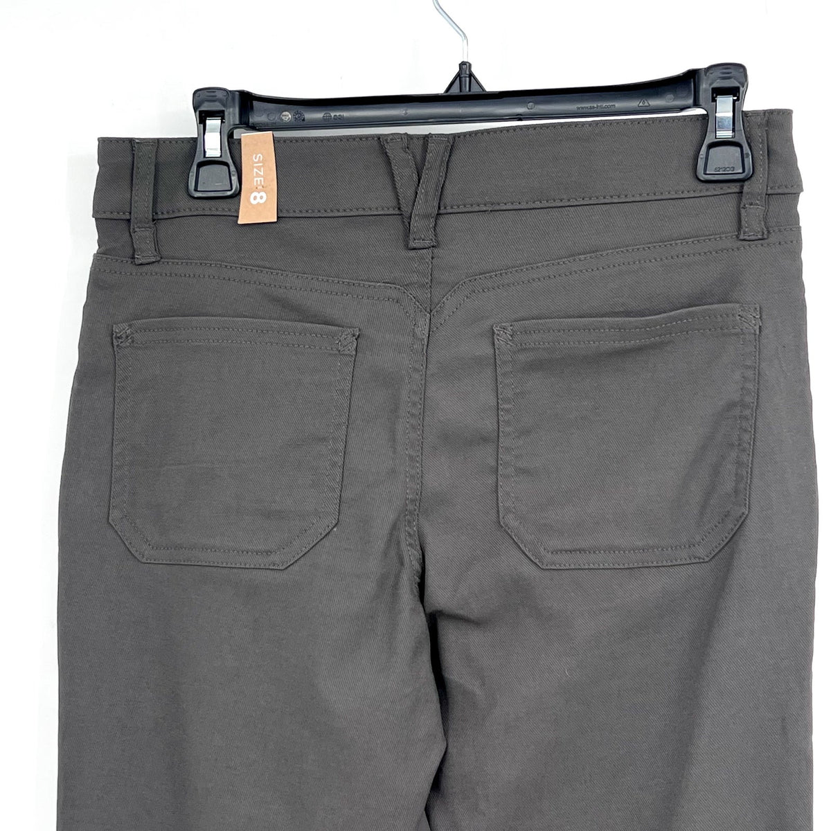 PRANA Women's Southport Skinny Stretch Pants Size 8 Gray Dark Iron Mid Rise NWOT