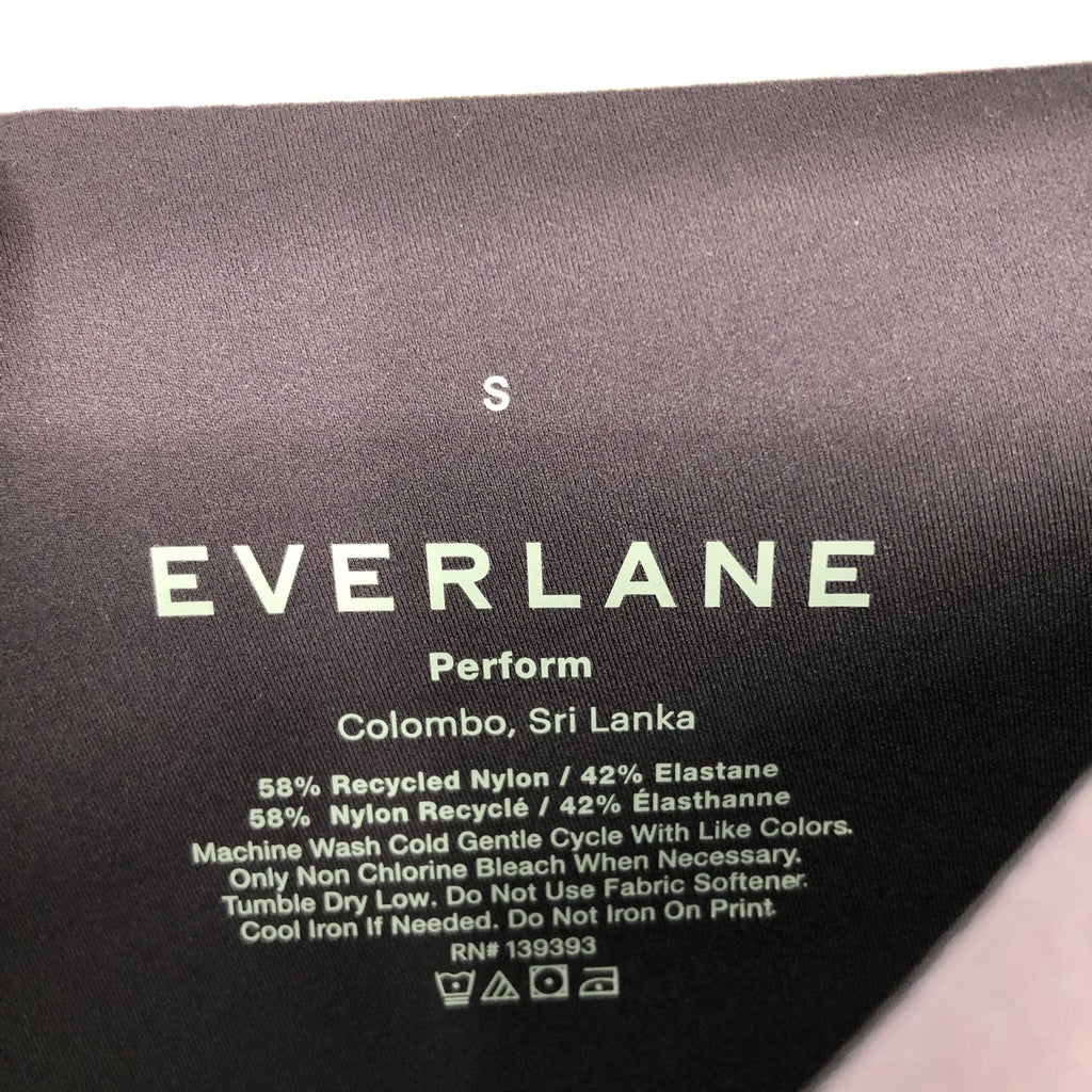 Everlane Womens The Perform Sculpt Legging Small Purple High Waist Eggplant NWT