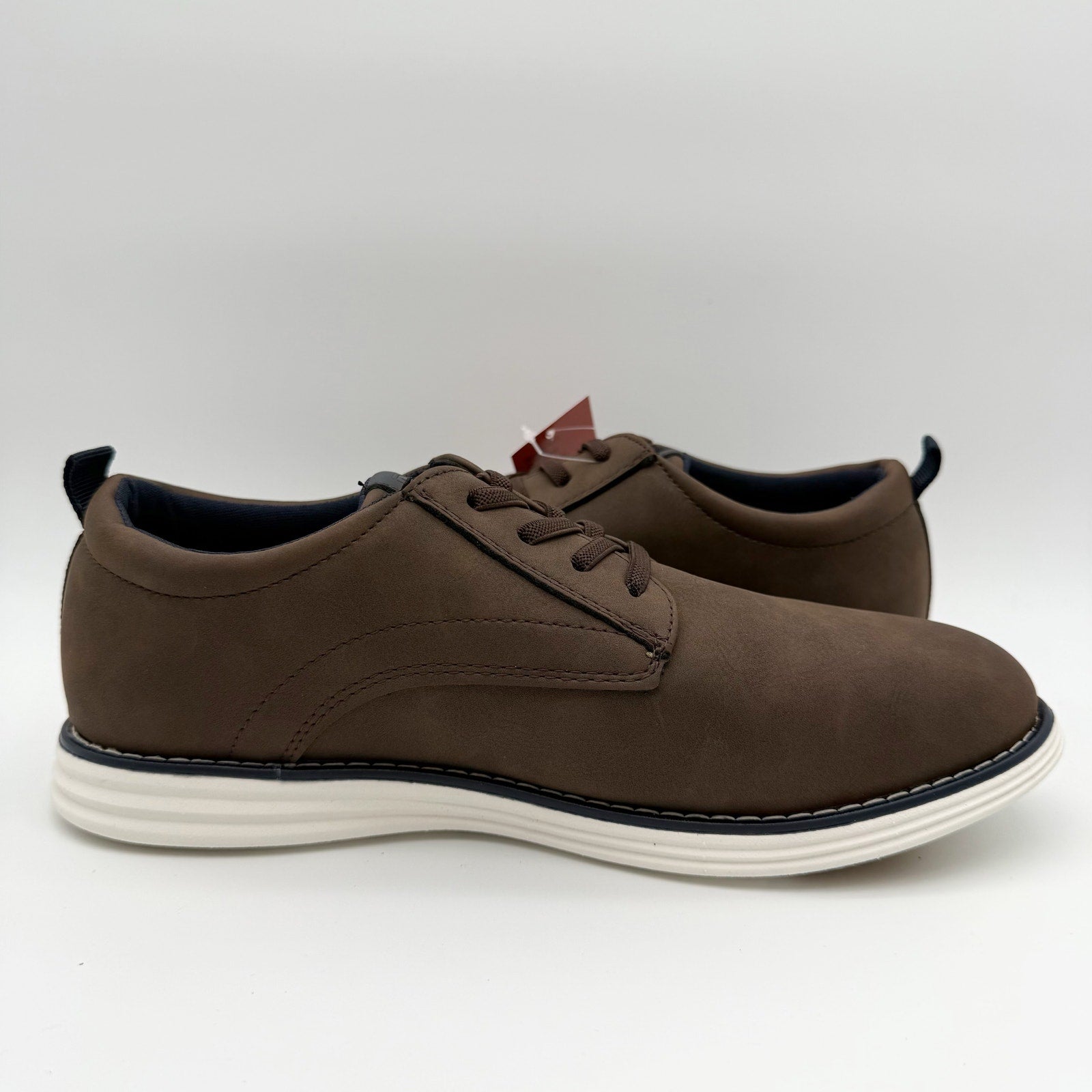 Deer Stags Boys Dapper Jr. Oxford Sneakers US 6 M Brown Leather NIB