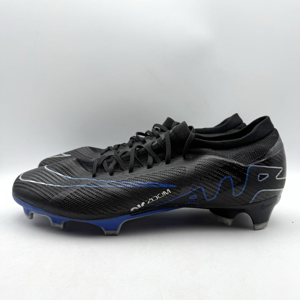 Nike Mens Zoom Mercurial Vapor 15 Pro FG Soccer Cleats US 12 Black Blue NWOB