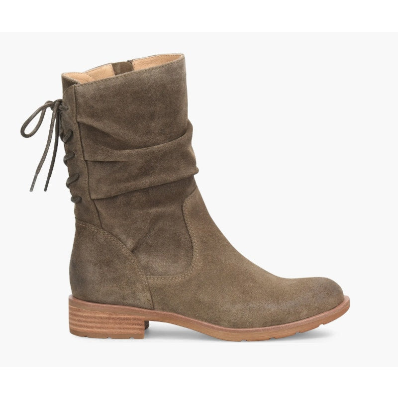 Sofft Womens Sharnell Heel Low Boots US 10 M EU 42 Taupe Suede NIB