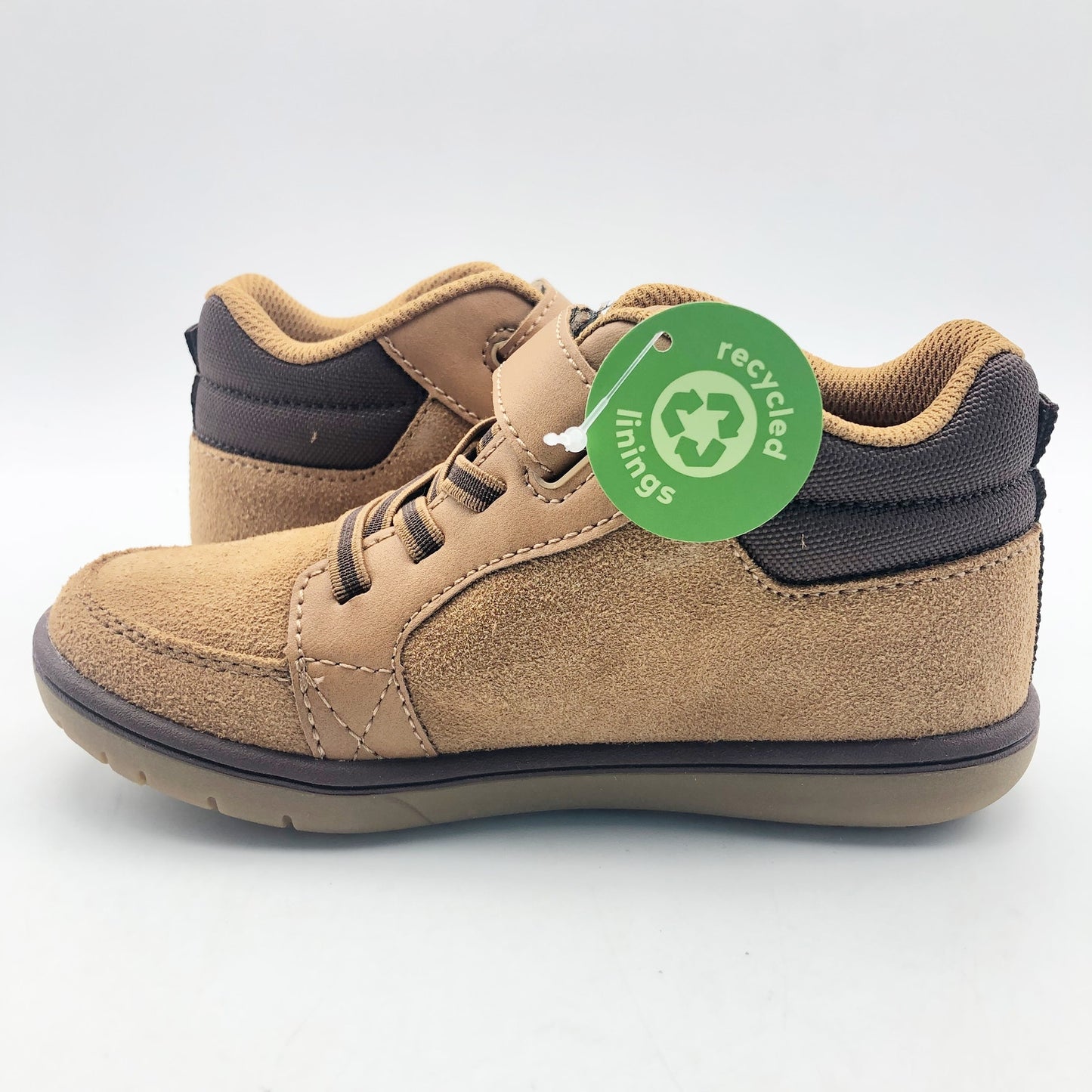 Stride Rite SRT Ames Honey Yellow Boy Boots Size 13 Brown Kids Shoes NIB