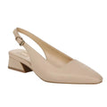 Naturalizer Womens Ginger Slingback Pumps Size 8.5 WIDE EU 39 Beige Nude NWOB