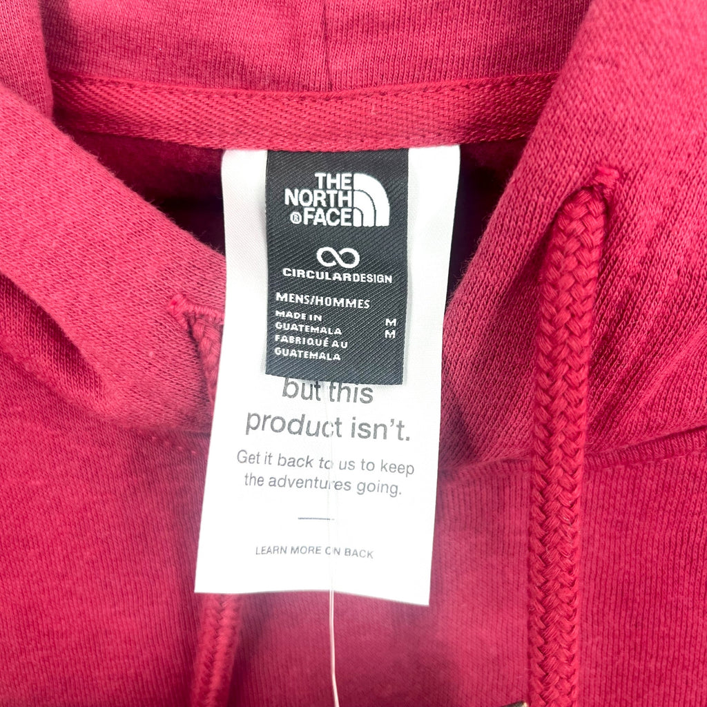 THE NORTH FACE Men Half Dome Hoodie Medium Red Beetroot Sweatshirt NWT