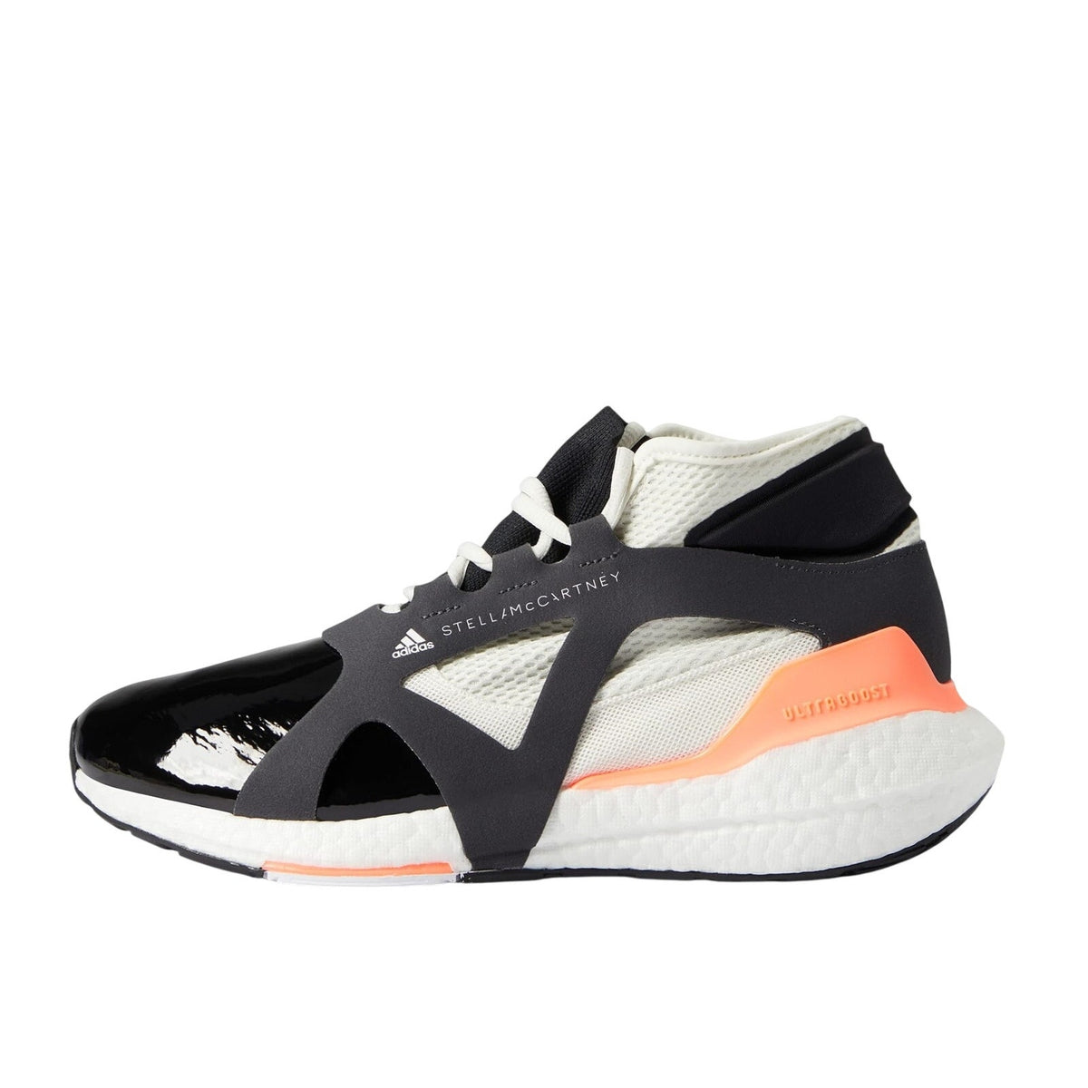 Adidas by Stella McCartney Womens Ultraboost 21 Sneakers US 9.5 Black Orange NIB