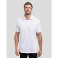 TRAVIS MATHEW Men's The Zinna Polo Shirt Large White Short Sleeve NWT
