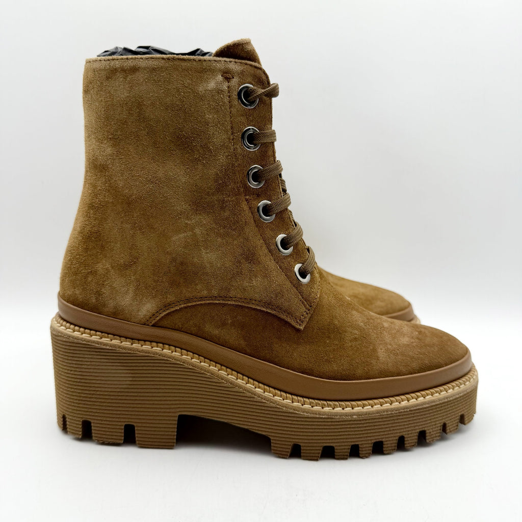 La Canadienne Womens Padma Boots EU 35 US 4-4.5 Brown Suede