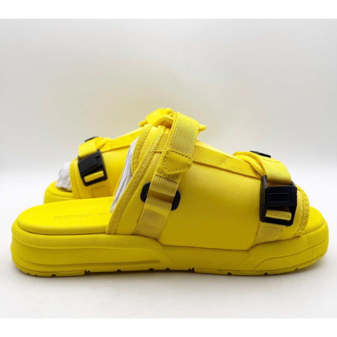 Seichi Mens Yoroi V2 Slide Sandals Size 8 EU 41 Luminate Yellow NIB