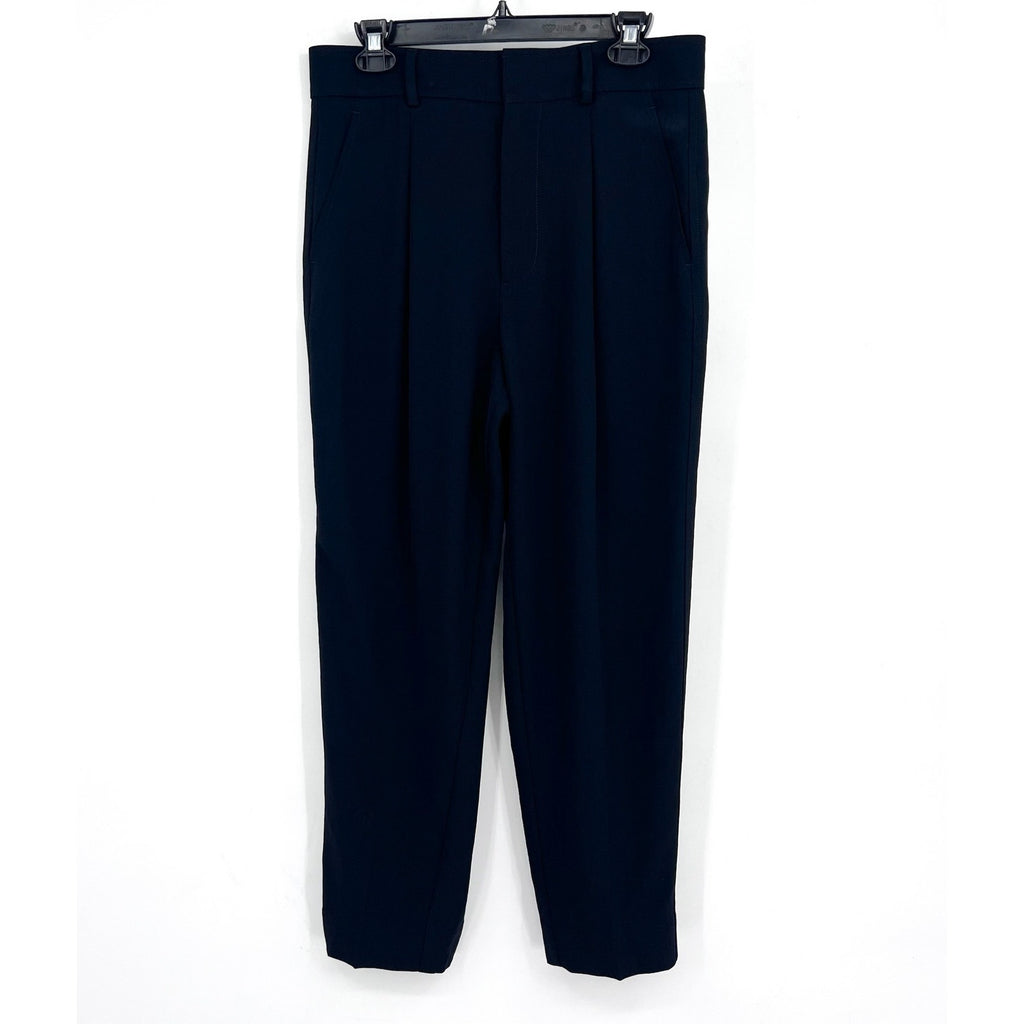 EVERLANE Women's The Japanese GoWeave Way-High Tapered Pants Size 6 Black NWT
