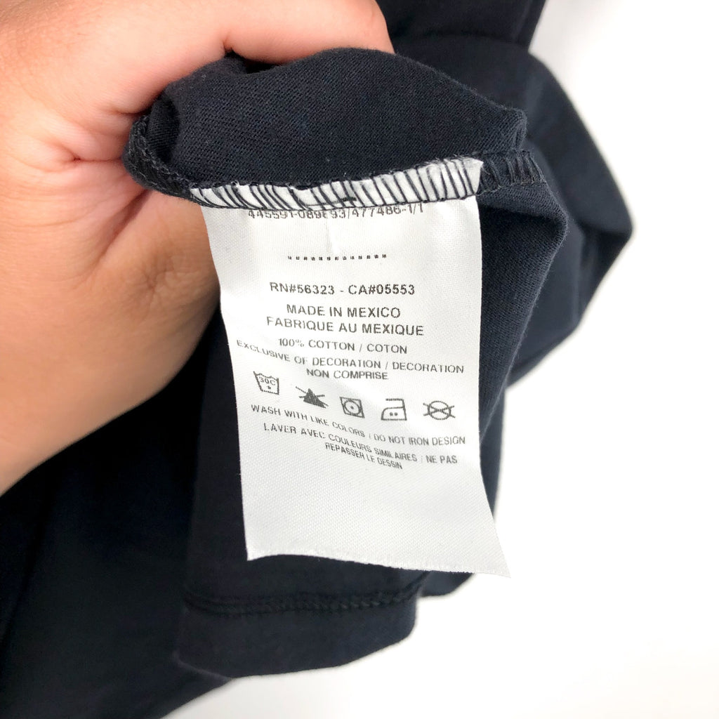 NIKE Women's Club Essentials Logo T-shirt 2X Black Short Sleeve NWT
