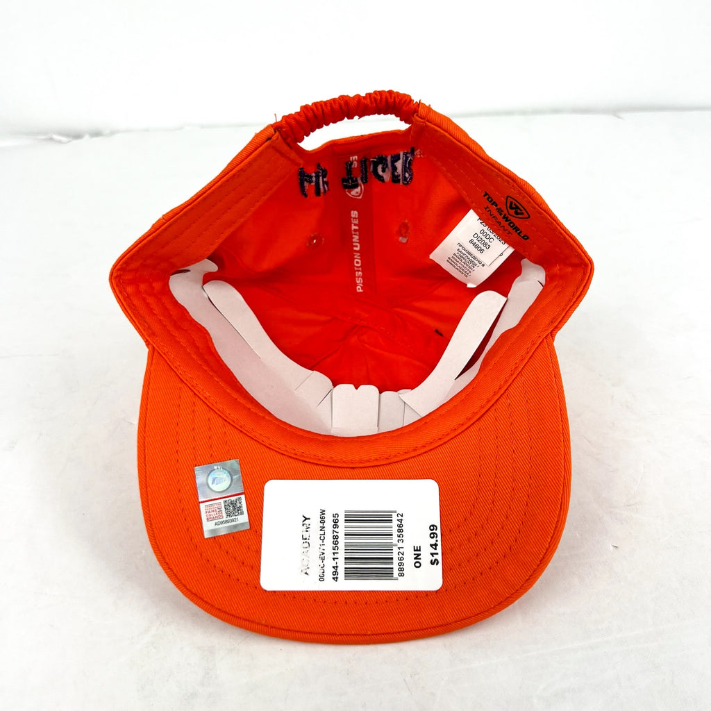 TOP OF THE WORLD Infant Clemson Tigers Fundamental Snapback Hat OS Orange NWT