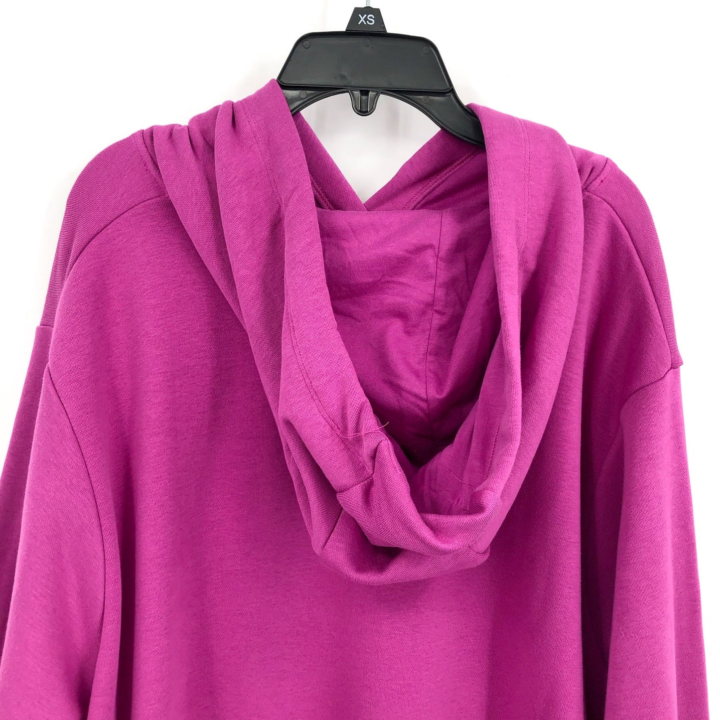 NIKE Womens Club Hoodie 2X Pink Fuschia Fleece Pullover Sweatshirt NWT