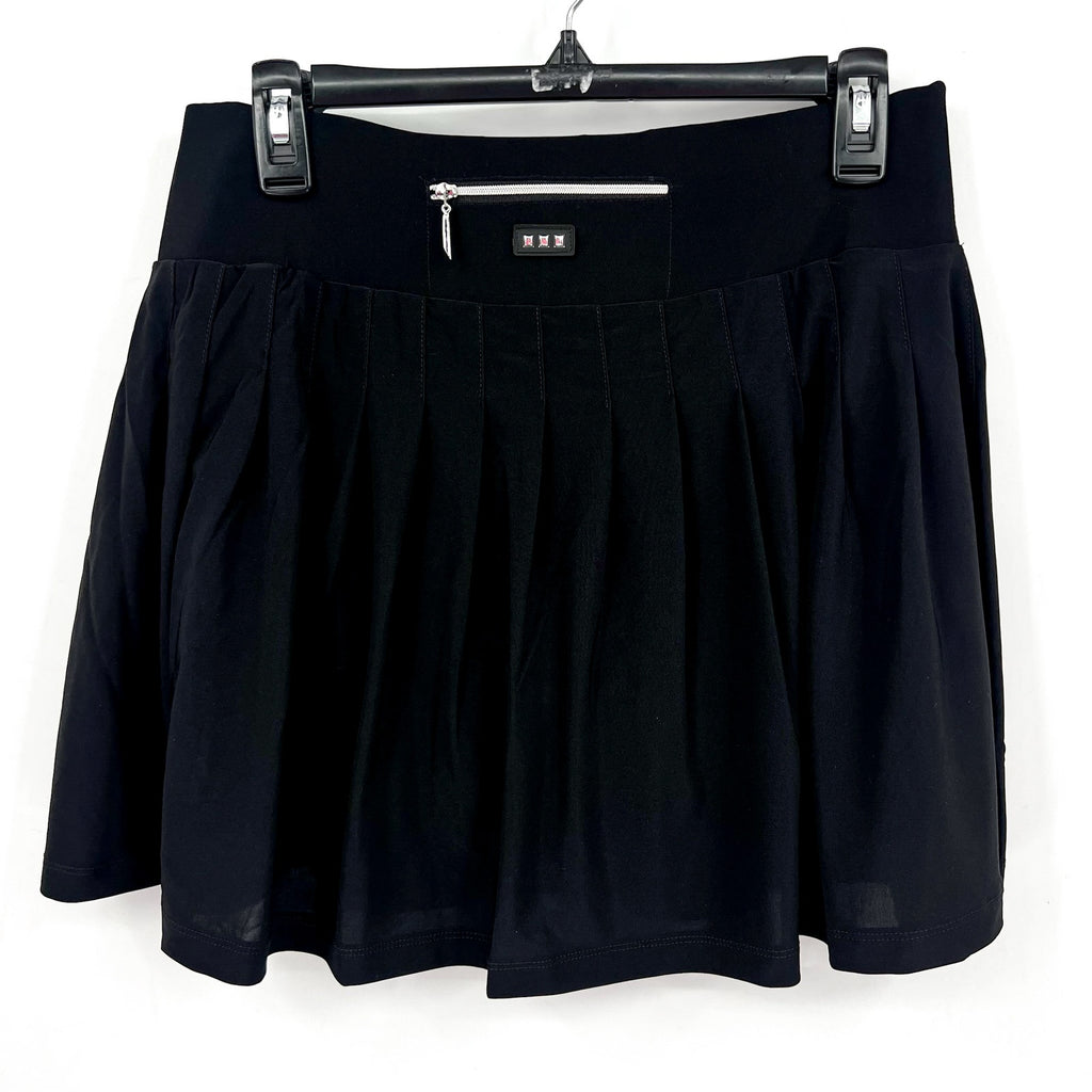JAMIE SADOCK Women's Air Wear Pleated Golf Skort Size 8 Jet Black Cooltrex NWT