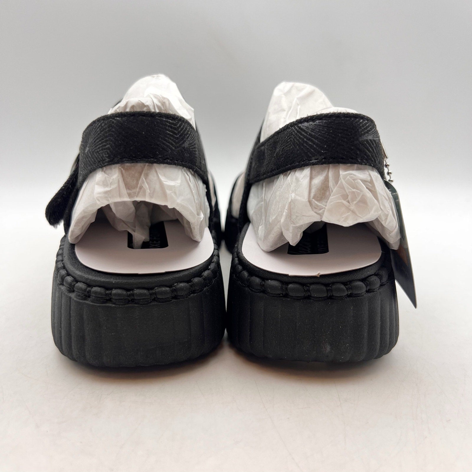 SKECHERS Womens Wilshire Boulevard Illusion of Love Sandals Size 7 Black NIB