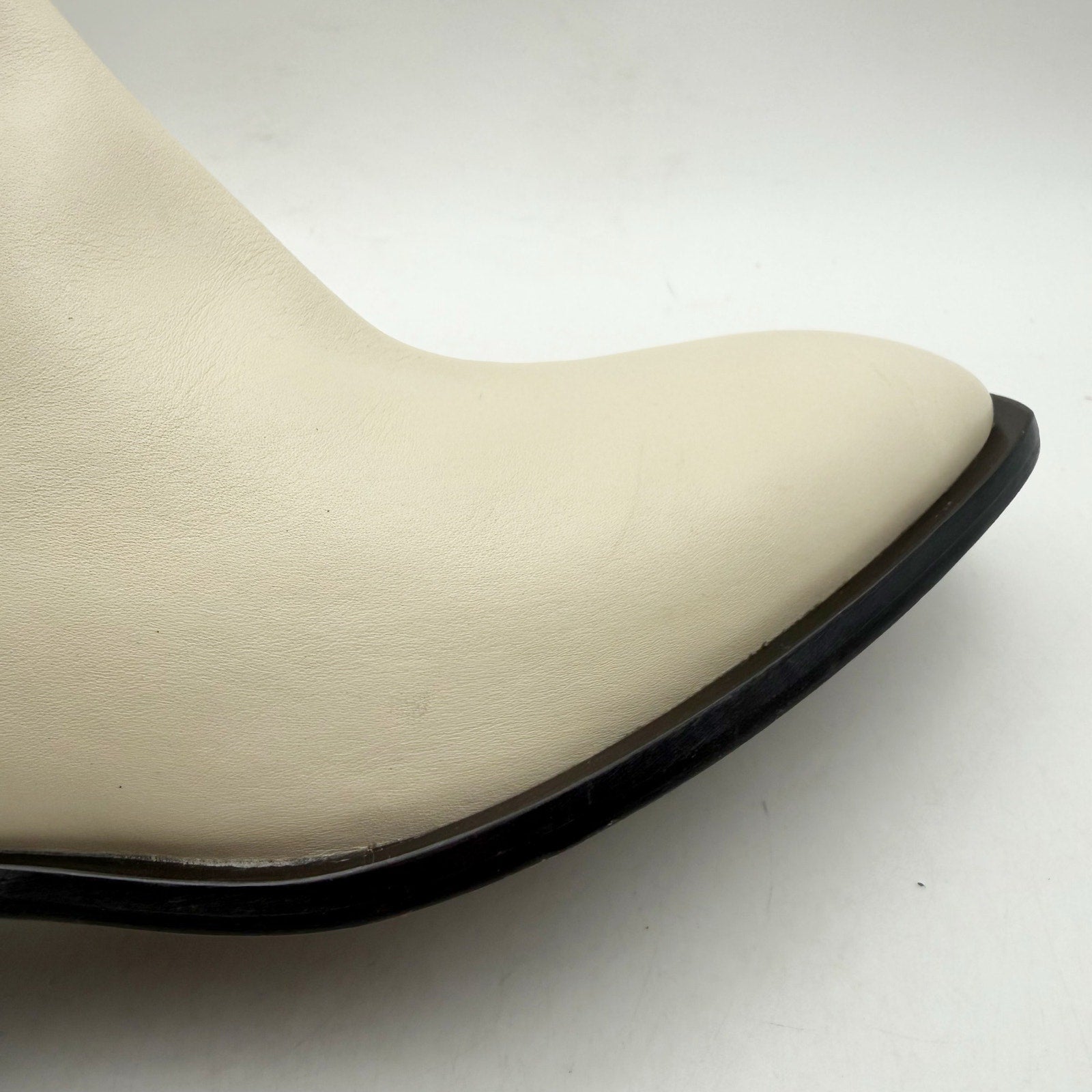 Seychelles Womens Hold Me Down Chelsea Ankle Boots US 10 White Leather NWOB