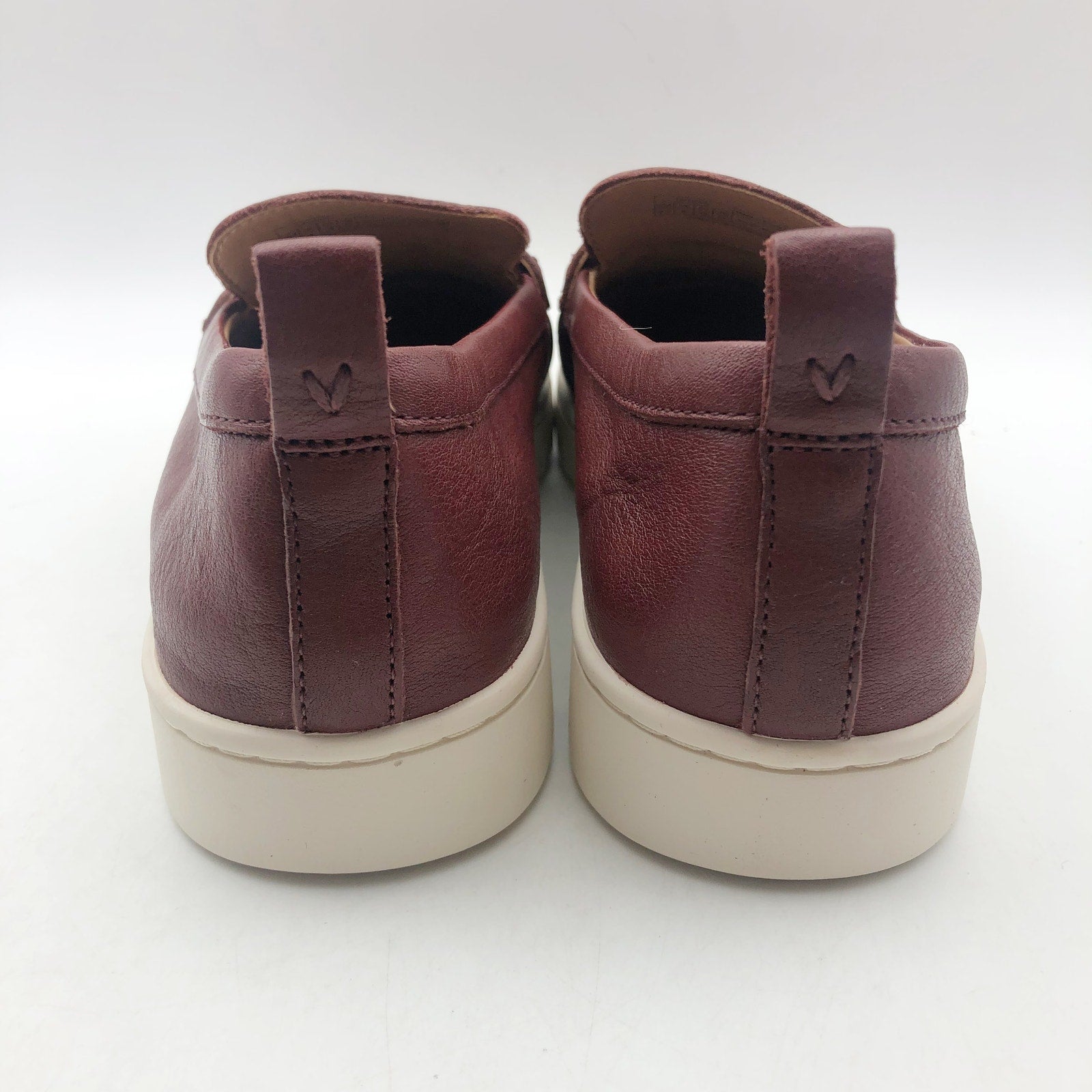 VIONIC Womens Uptown Loafers Size 8.5 Syrah Brown Leather Slip-ons NIB