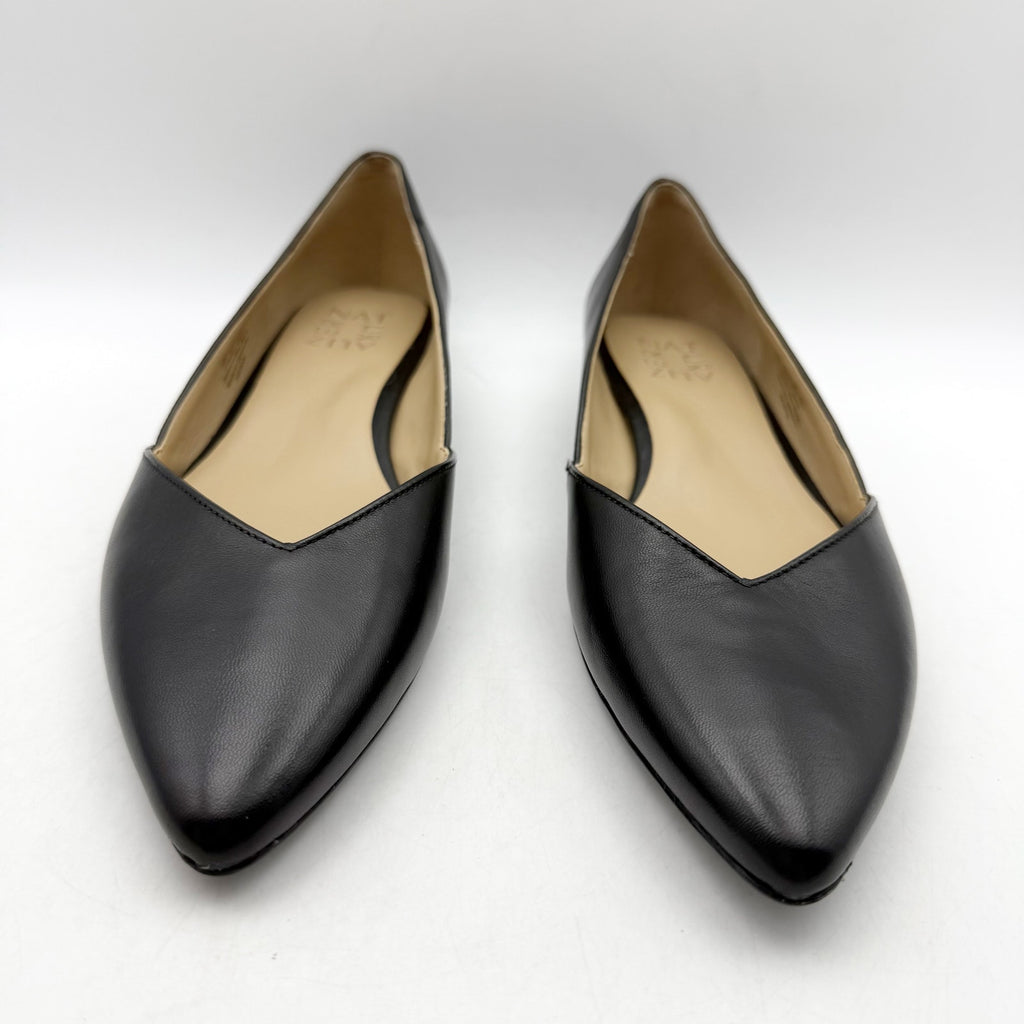 Naturalizer Womens Havana Flats Size 6 M EU 36 Black Leather NIB
