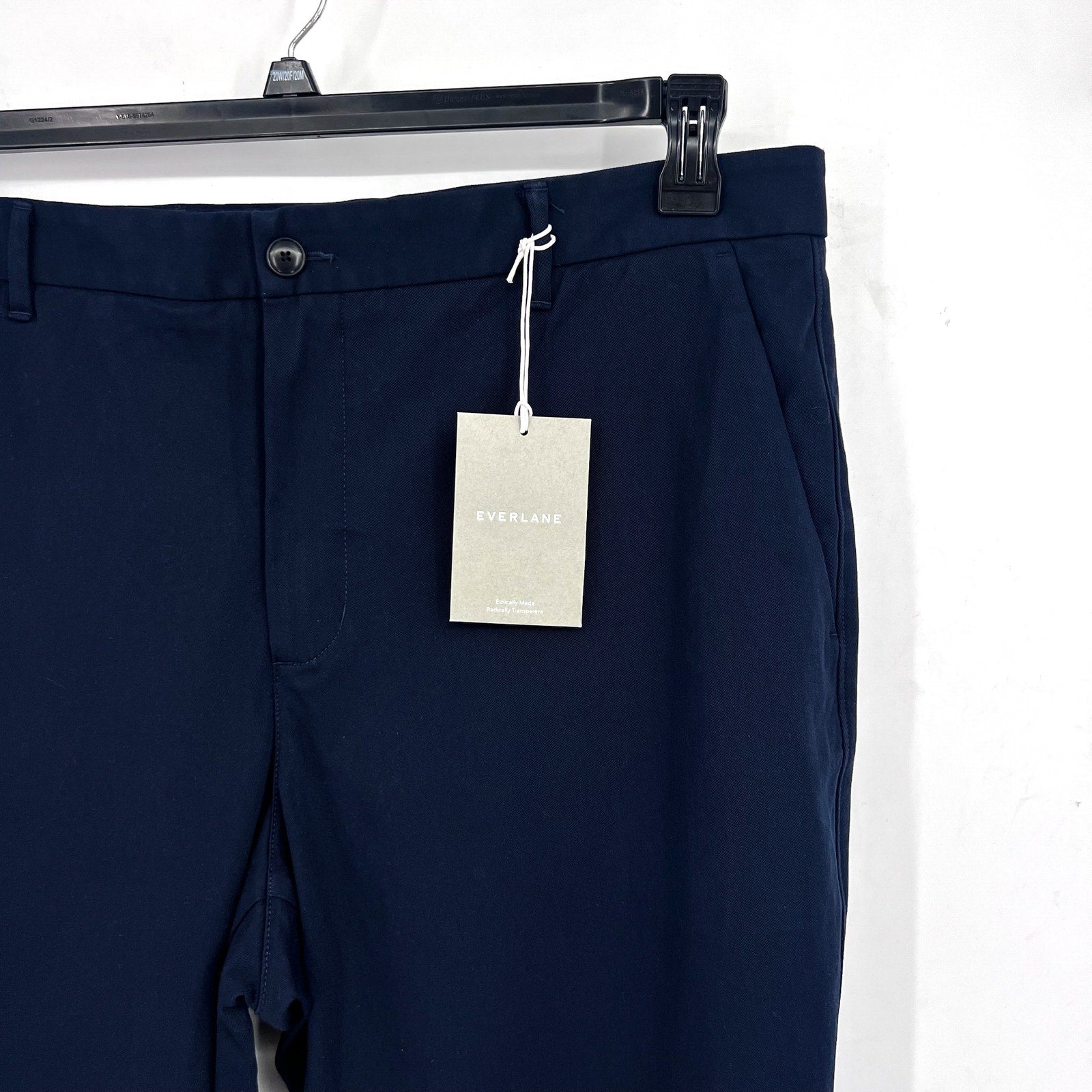 EVERLANE UNIFORM Men's The Performance Chino 40x30 Navy Blue Pants NWT