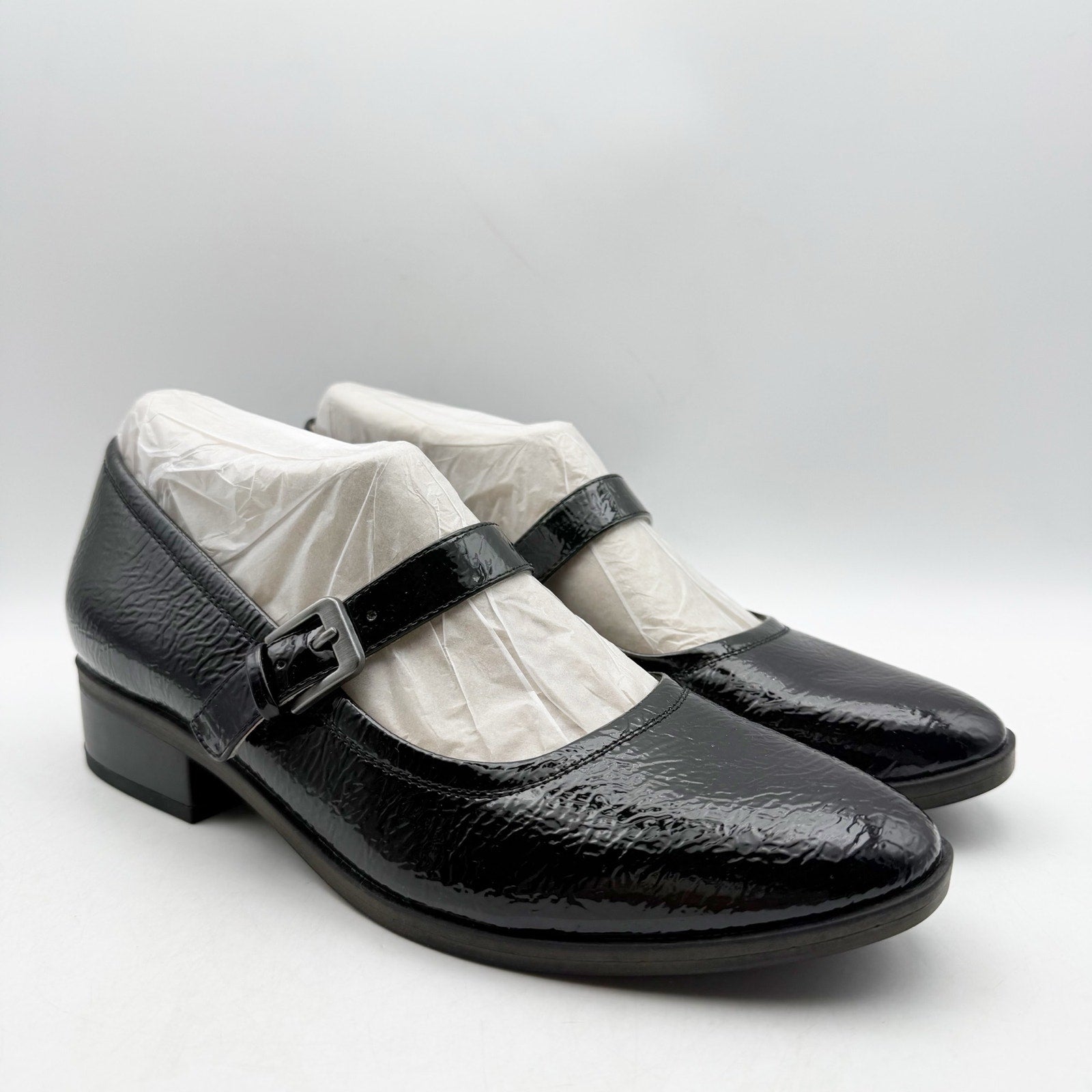 Soul Naturalizer Womens Ramona Mary Jane Flats US 8.5 Wide EU 39 Black NIB