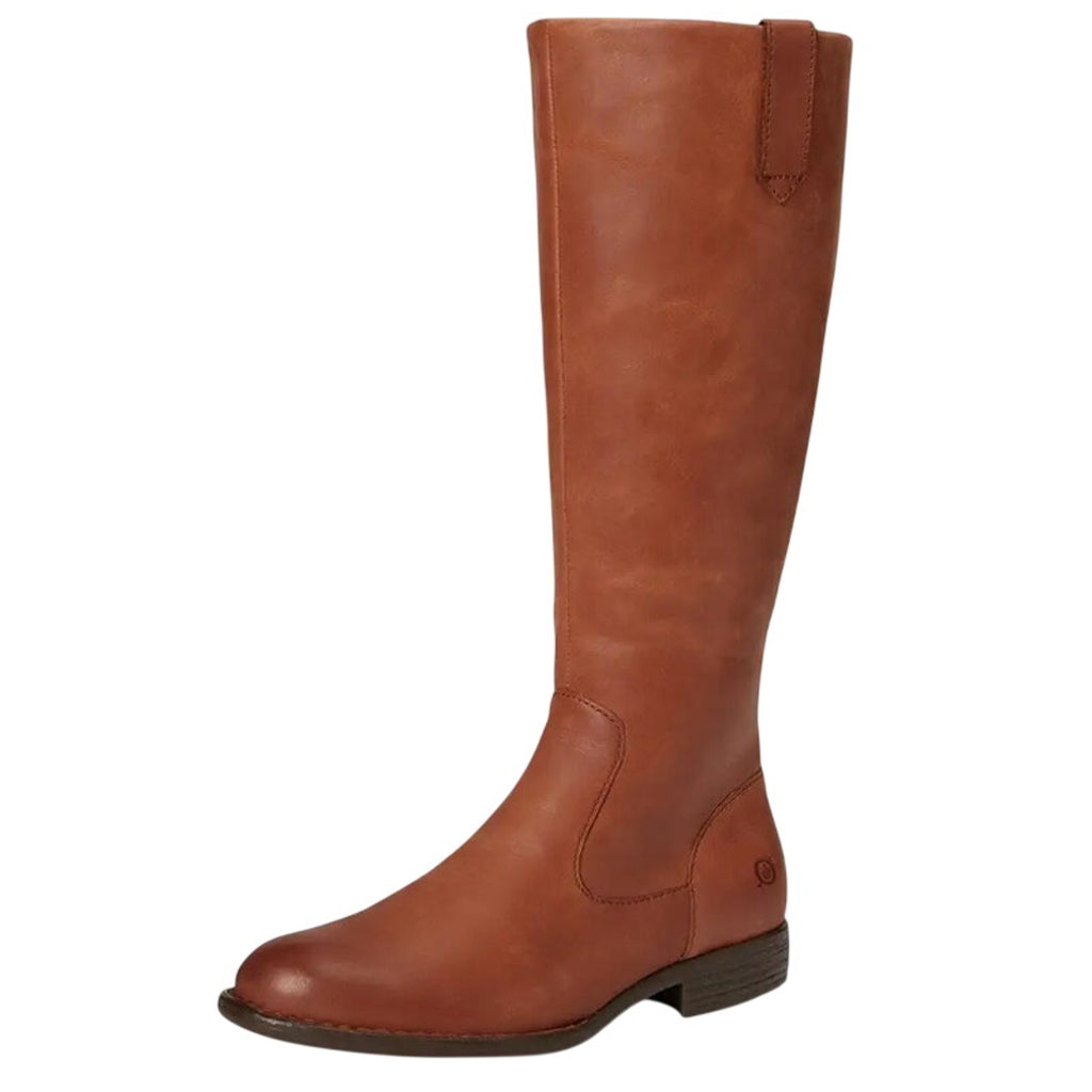 Born Womens Shaunie Knee High Boots US 7.5 M Brown Leather NIB