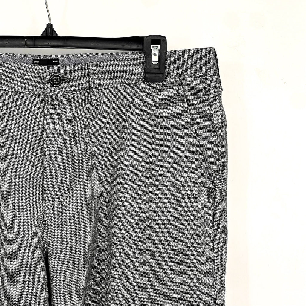 J.CREW Mens 770 Straight-Fit Tech Pants 33x32 Charcoal Gray Midweight BU844 NWT