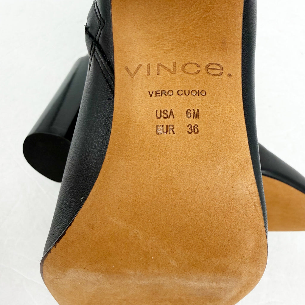 Vince Womens Pilar Knee High Boots US 6 M EU 36 Black Leather NIB