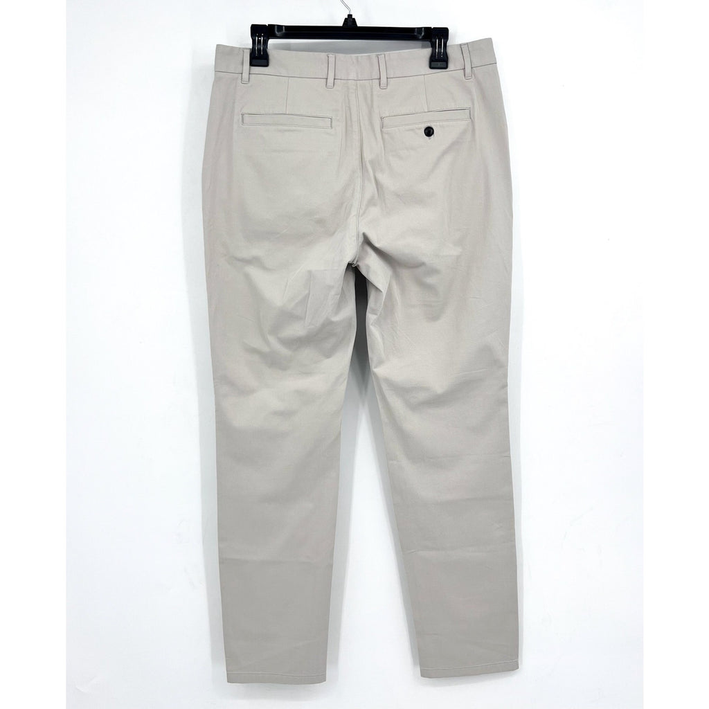 EVERLANE Men's Uniform Performance Chinos 33x32 Stone Gray Slim Fit Pants NWT