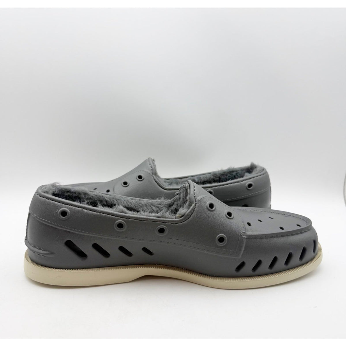 SPERRY Mens Original Float Cozy Boat Shoes Size 9 EU 42 Gray EVA NWOB