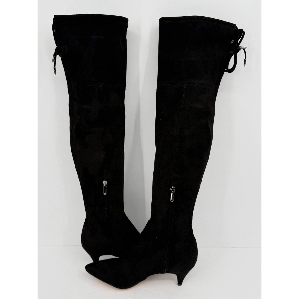 Sam Edelman Womens Kristie Over the Knee Boots Size 9 EU 39 Black Suede NWOB