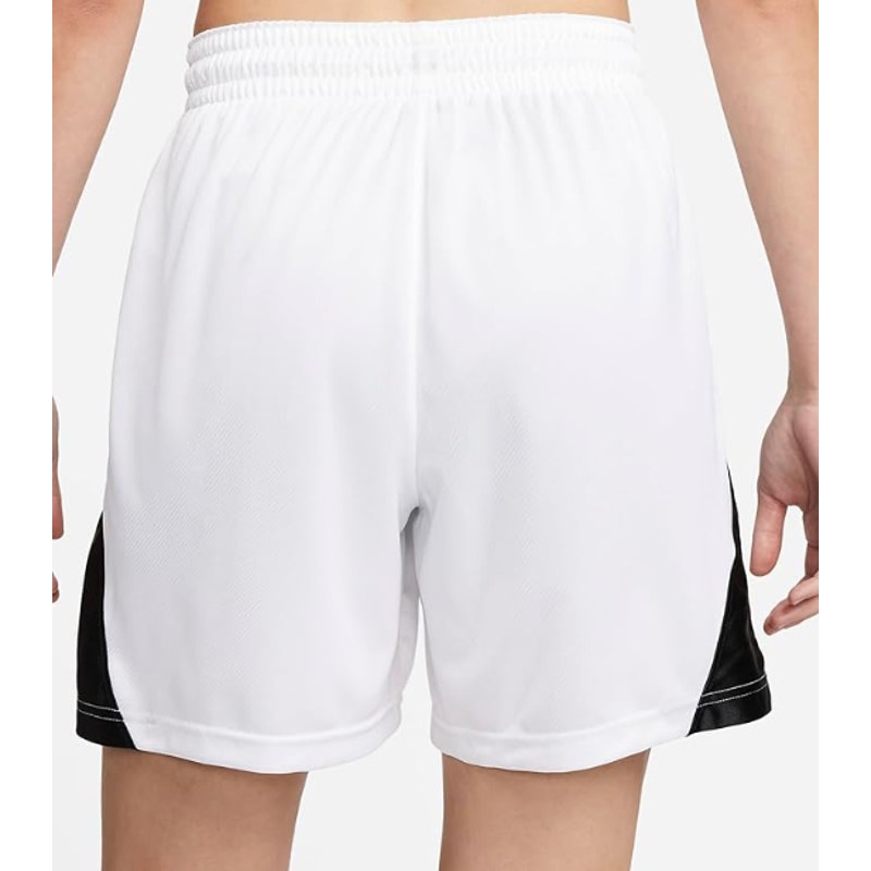 NIKE Women's Dri-FIT ISoFly Basketball Shorts XS White Black Elastic Waist NWT