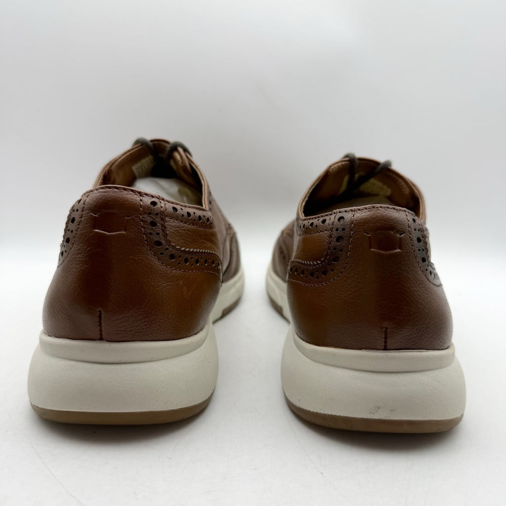 Florsheim Mens Flair Steel Toe Work Oxford Shoes US 10 M Brown Leather NWOB