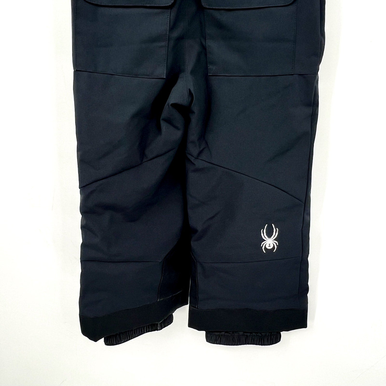 SPYDER Boys Expedition Insulated Ski Pants Size 5 Black & Vest Waterproof NWOT