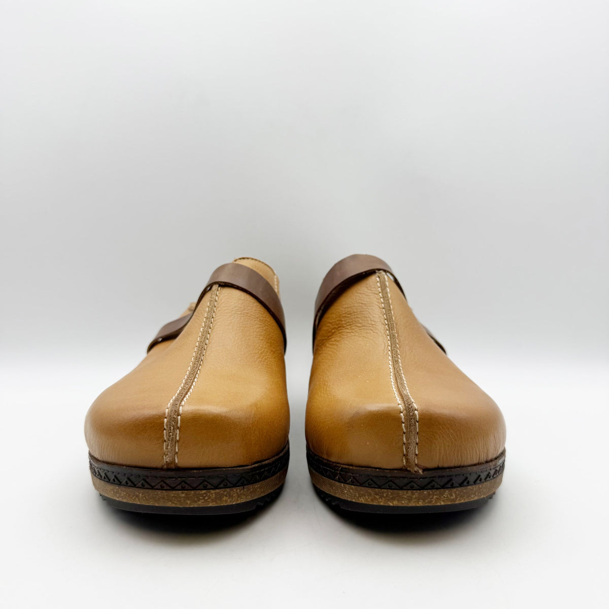 Pikolinos Womens GRANADA W0W Clogs EU 41 US 10-10.5 Tan Leather NIB